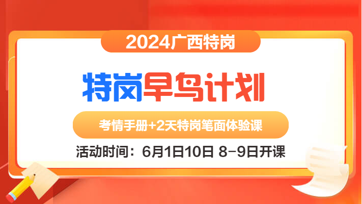  2024 Special Post Early Bird Plan of Guangxi Special Post Education Examination